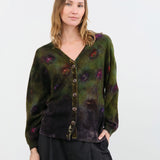 Galadriel Mattei Apparel Womens Sweaters Bloomers Deconstructed V-Neck Oversized Cardigan