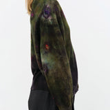 Galadriel Mattei Apparel Womens Sweaters Bloomers Deconstructed V-Neck Oversized Cardigan