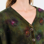 Galadriel Mattei Apparel Womens Sweaters Bloomers Deconstructed V-Neck Oversized Cardigan