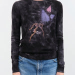 Galadriel Mattei Apparel Womens Sweaters Uprooted Crew Neck Relaxed Sweater