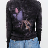 Galadriel Mattei Apparel Womens Sweaters Uprooted Crew Neck Relaxed Sweater