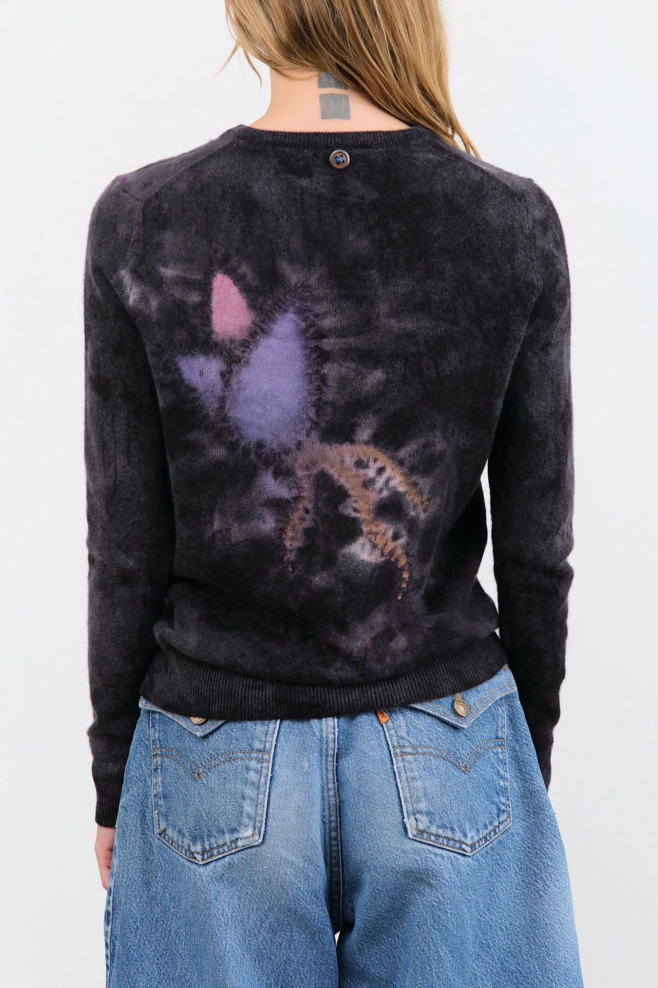 Galadriel Mattei Apparel Womens Sweaters Uprooted Crew Neck Relaxed Sweater