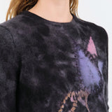 Galadriel Mattei Apparel Womens Sweaters Uprooted Crew Neck Relaxed Sweater