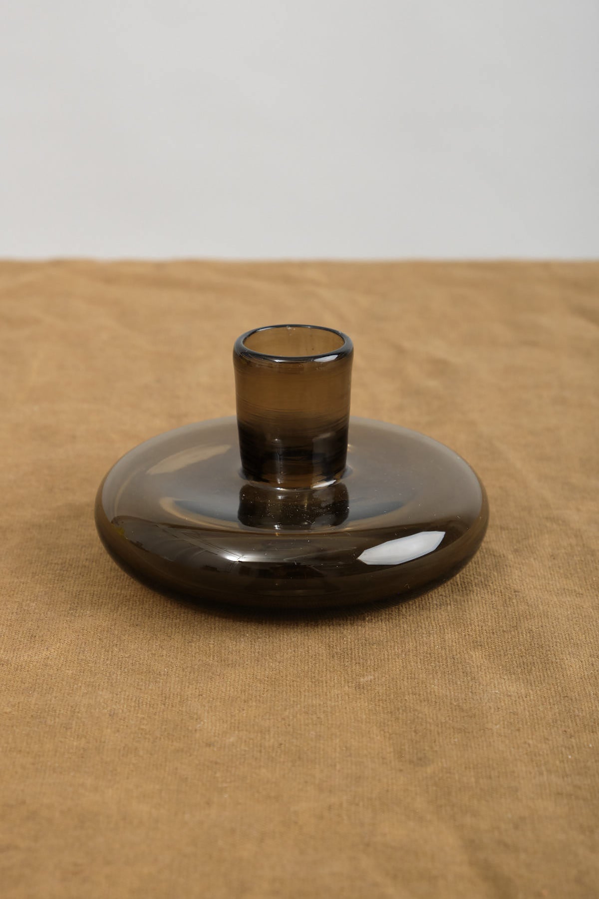 Gary Bodker Glass Candle Holder in Wheat