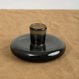 Gary Bodker Glass Candle Holder in Charcoal