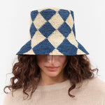 Greenpacha Designer Brand Grecia Blue Hat in Palm Fibers