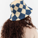 Palm Fibers Grecia Blue Hat by Greenpacha