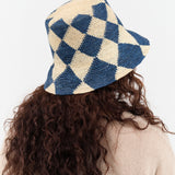 Palm Fibers Grecia Blue Hat by Greenpacha