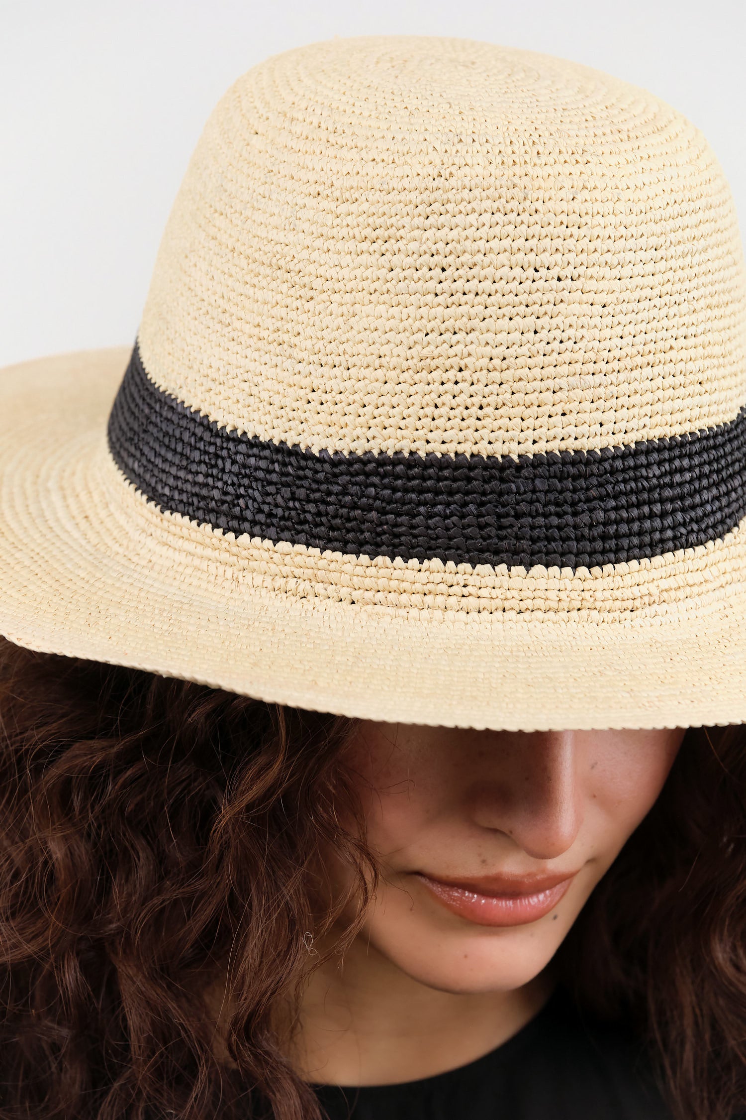 Mykonos Hat in Woven Palm Fibers by Greenpacha Designer Brand 