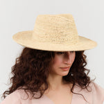 Greenpacha Designer Brand Sardegna Hat in Woven Palm Fibers