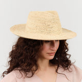 Greenpacha Designer Brand Sardegna Hat in Woven Palm Fibers