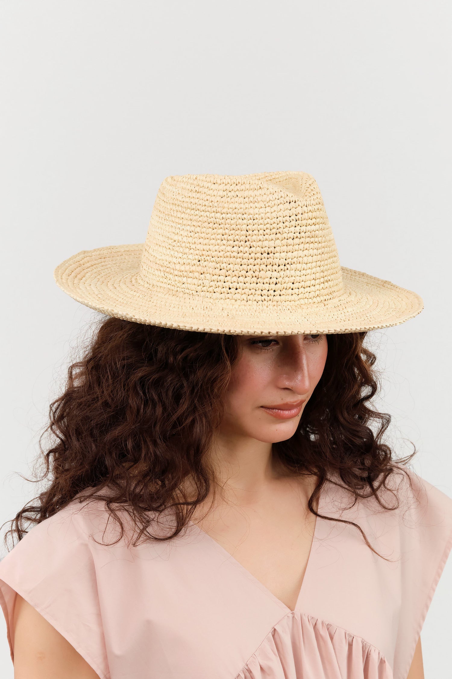 Greenpacha Designer Brand Sardegna Hat in Woven Palm Fibers