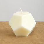 Greentree Dodecahedron Candle in Cream