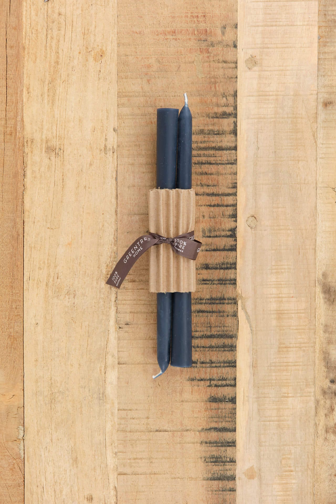 Greentree Home Home Candles Everyday Taper Candles Blue Slate