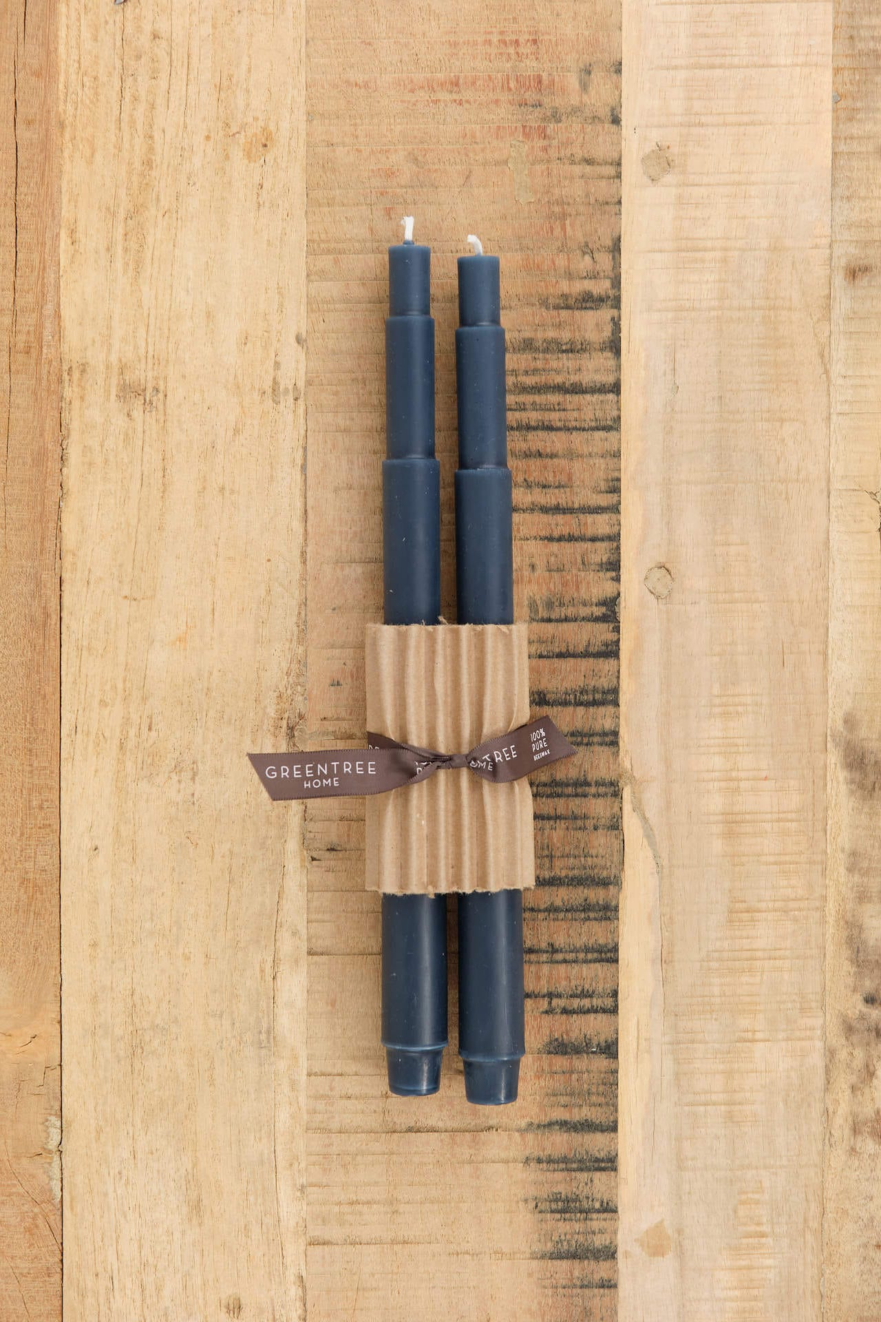 Greentree Home Home Candles Tele Taper Candles Blue Slate