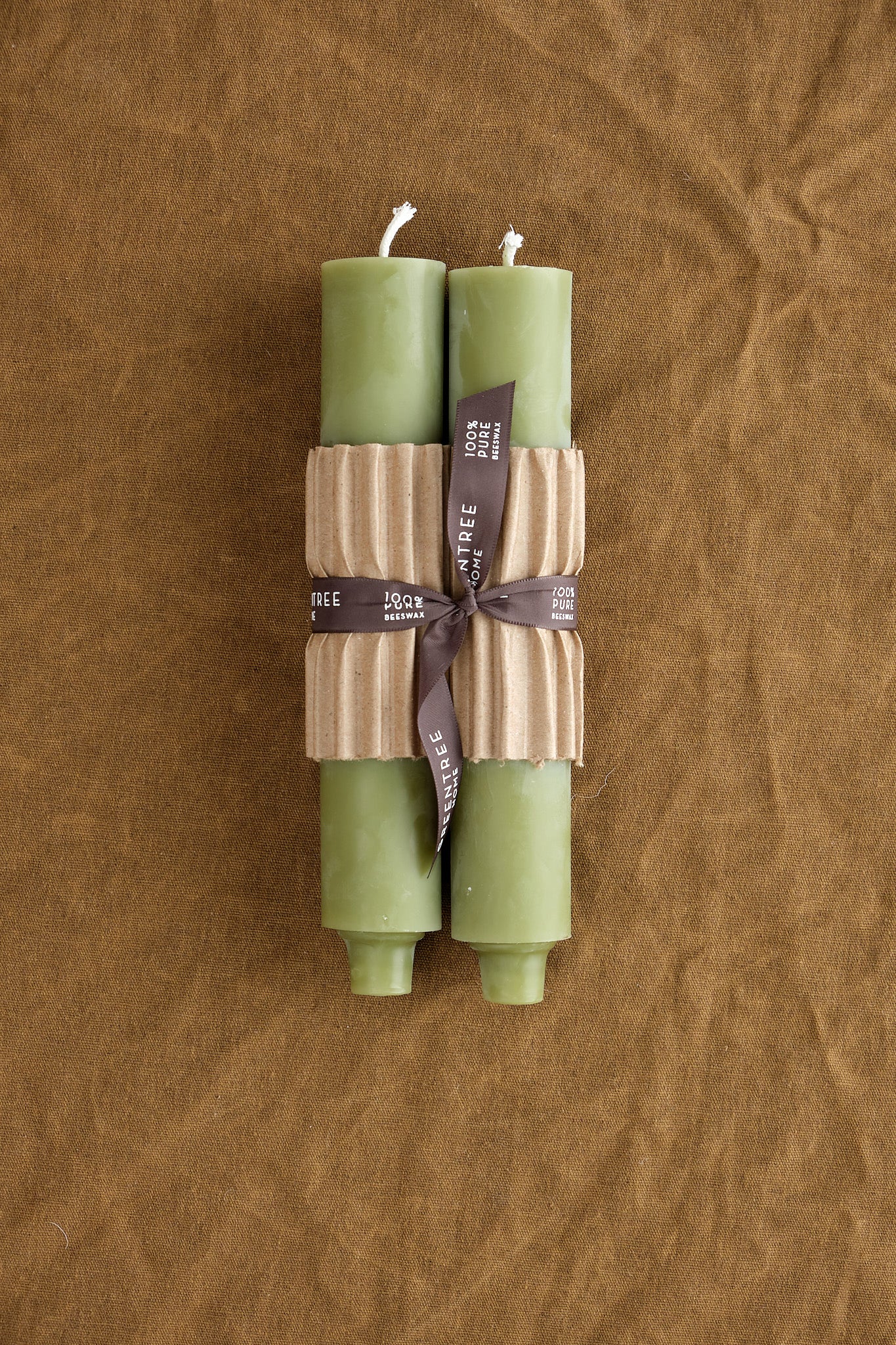 Greentree Home Column Candle in Sage 