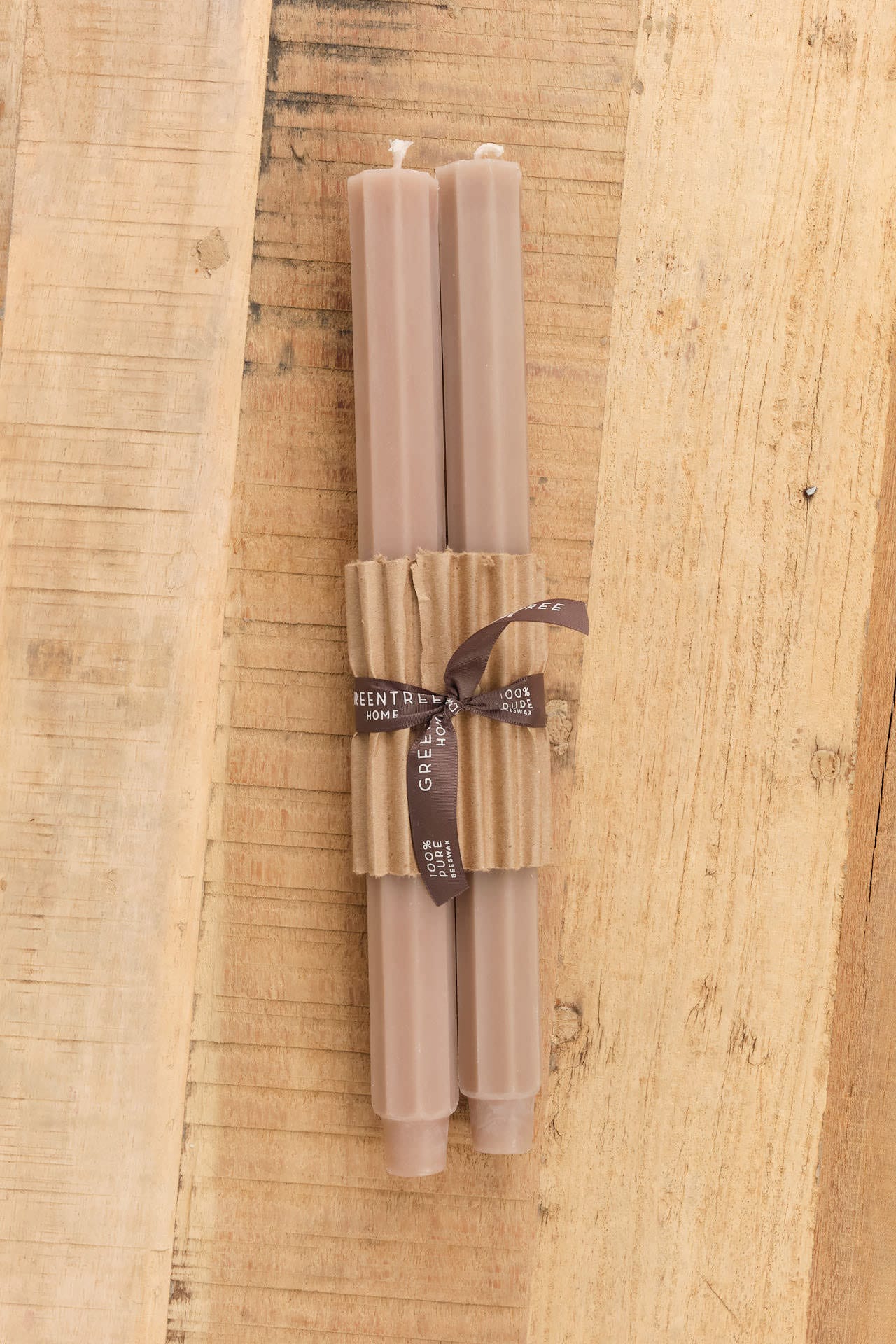Greentree Home Home Candles Fluted Church Taper Candles