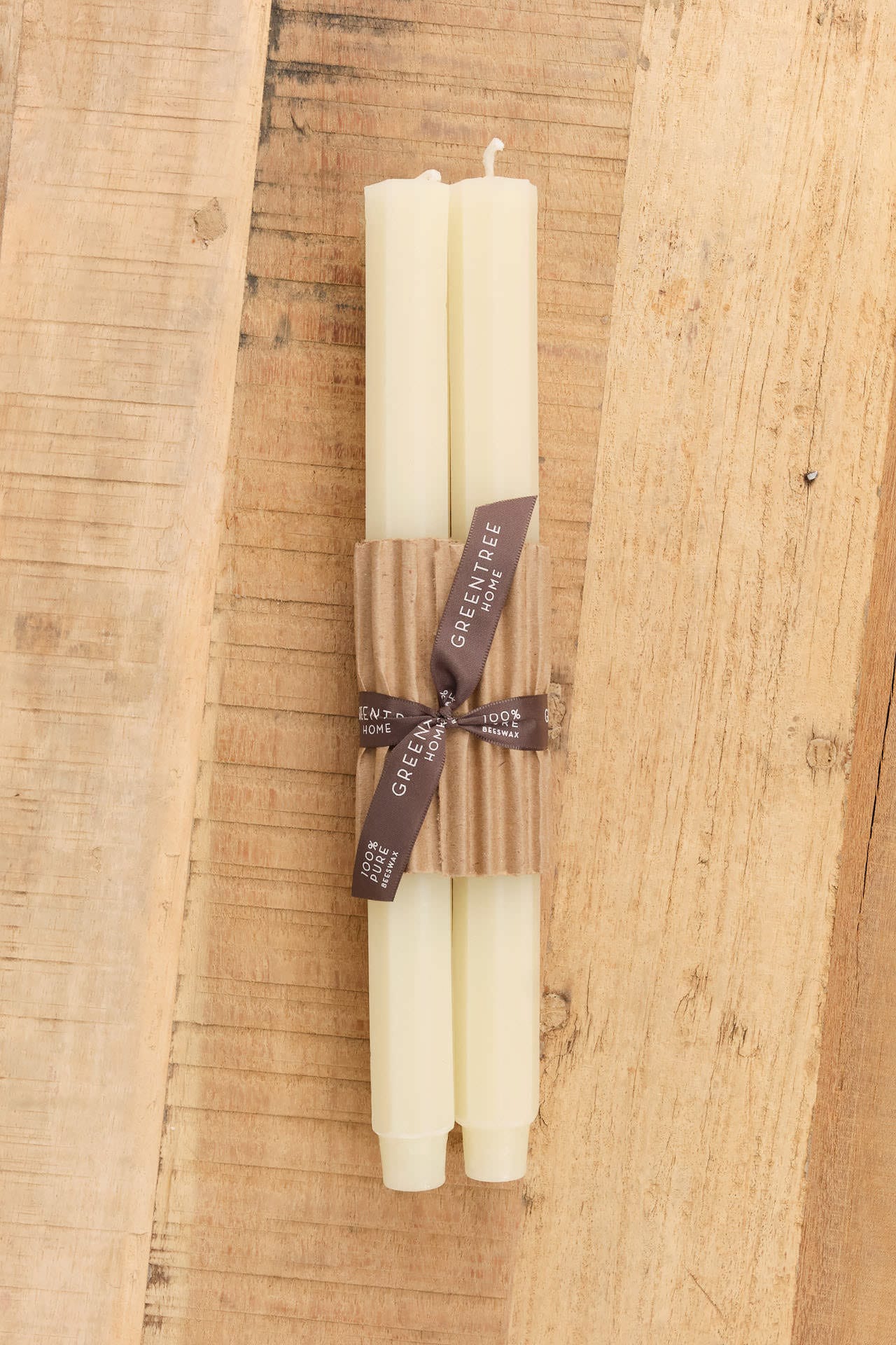 Greentree Home Home Candles Fluted Church Taper Candles