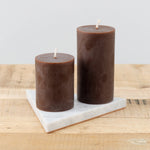 Greentree Home Pillar Candle in Espresso