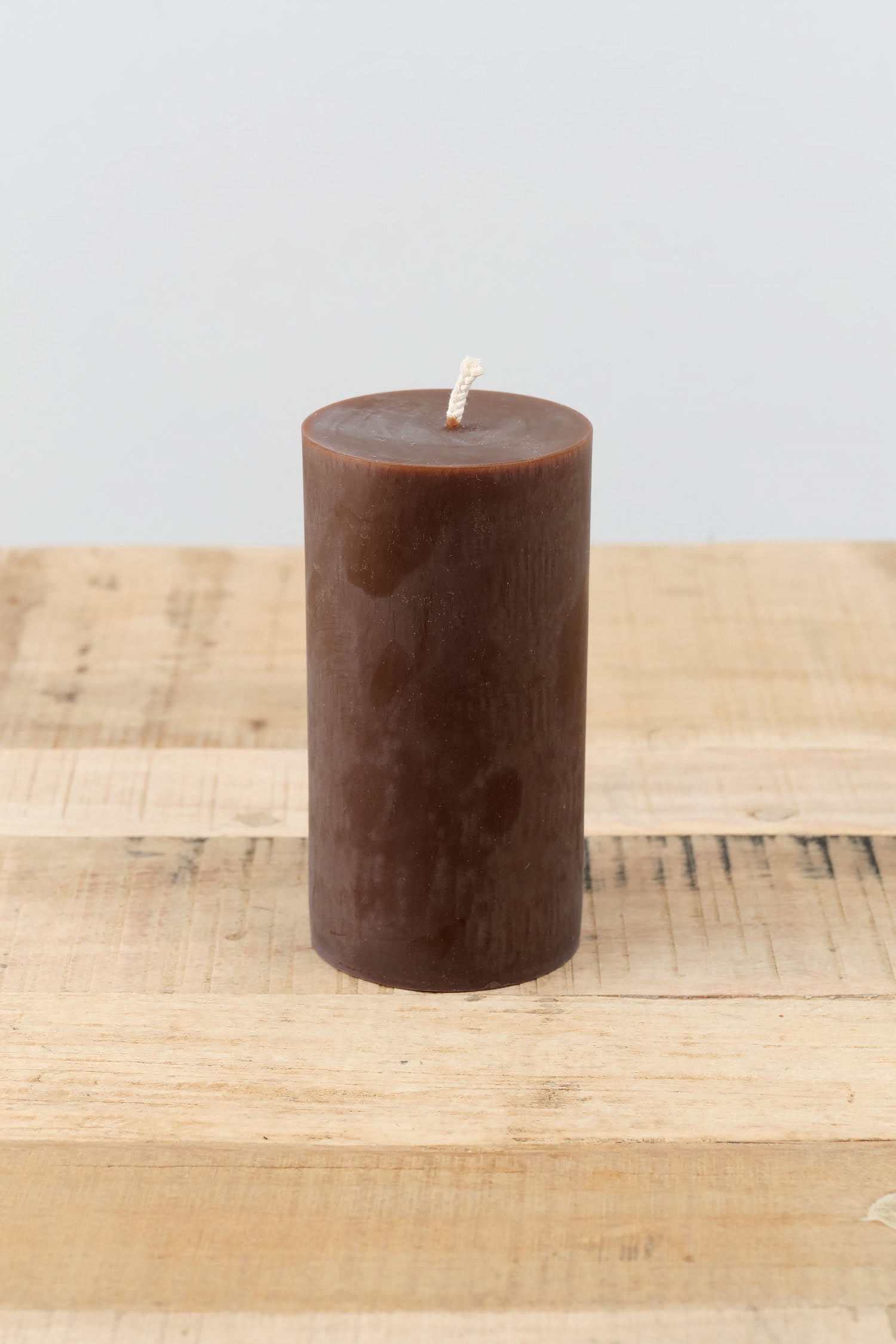 Espresso Brown Pillar Candle by Greentree Home