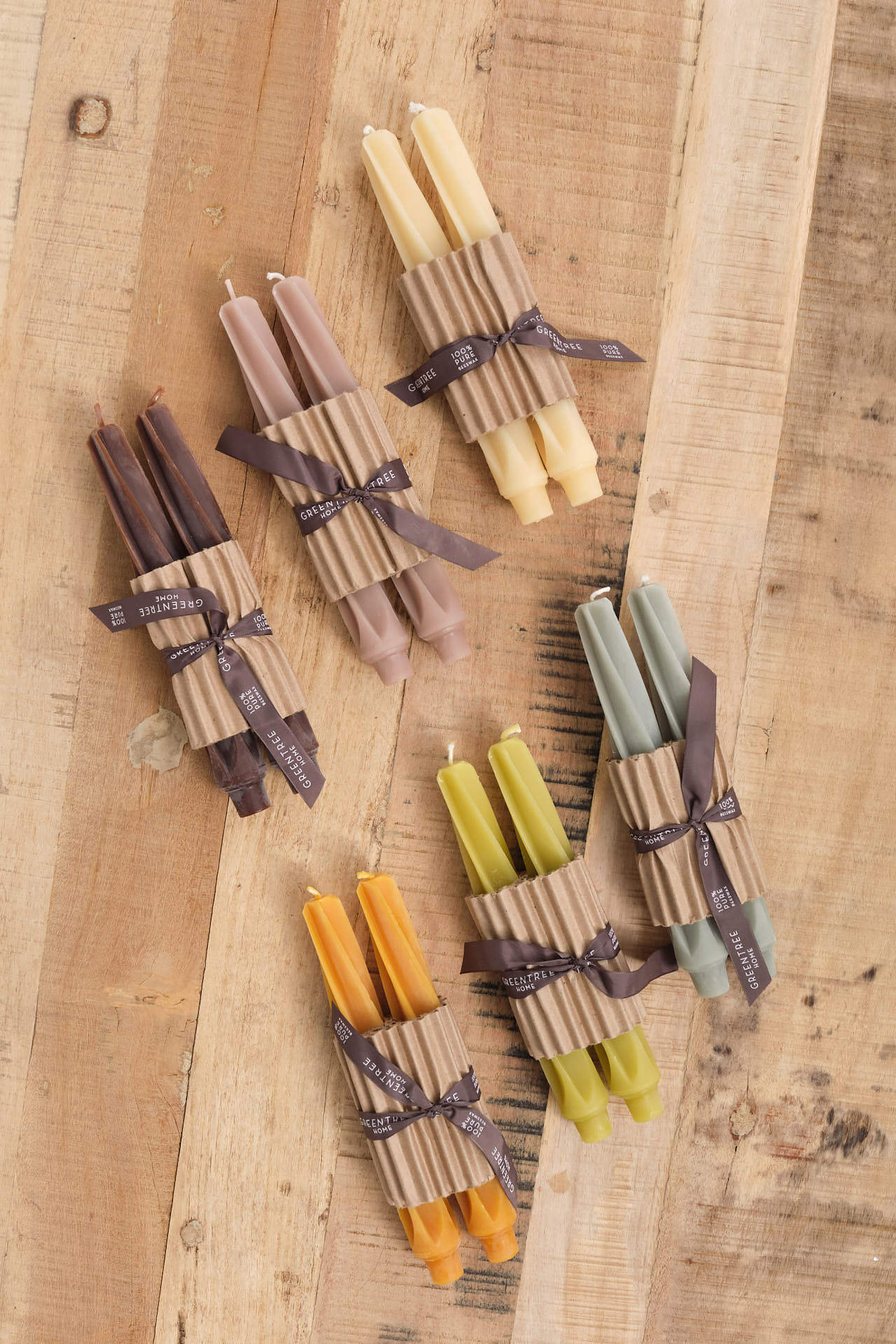 Greentree Home Home Candles Twist Taper Candles