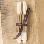 Greentree Home Twists Candle in Cream