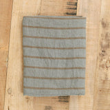 Hale Mercantile Home Bedding Basix Stripe Linen Pillowcase Mare/Bere / Standard