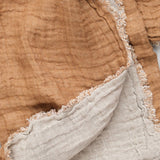 Hale Mercantile Home Throws Crush Double Linen Throw Blanket