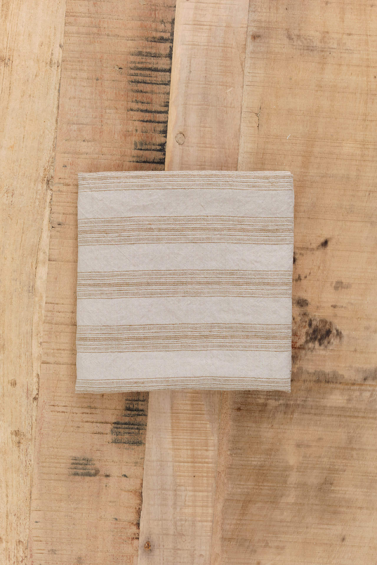 Hale Mercantile Home Bedding Euro Basix Stripe Linen Pillowcase Brun/Sable / 26" L X 26" W