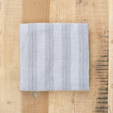 Hale Mercantile Euro Basix Stripe Pillowcase in Fog and Tempest