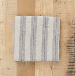 Hale Mercantile Euro Basix Stripe Pillowcase in Nox and Sable