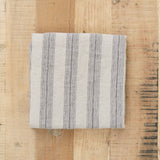 Hale Mercantile Euro Basix Stripe Pillowcase in Nox and Sable