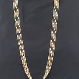 Constellations Necklace by Hannah Keefe in Brass and Silver 