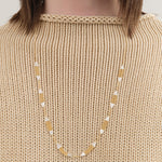 Hannah Keefe Jewelry Necklaces Minnow Necklace Brass Chain and Silver Solder / 24" Chain