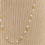 Hannah Keefe Jewelry Necklaces Minnow Necklace Brass Chain and Silver Solder / 24" Chain