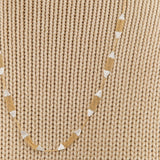 Hannah Keefe Jewelry Necklaces Minnow Necklace Brass Chain and Silver Solder / 24" Chain