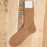 Hansel From Basel Accessories Socks and Tights Botan Ribbed Crew Socks Oat / One Size
