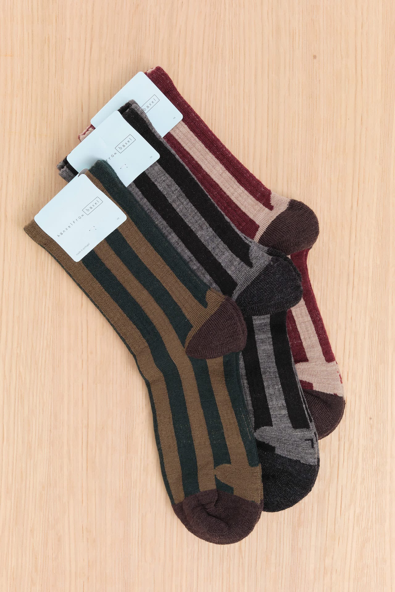 Hansel From Basel Accessories Socks and Tights Buren Athletic Wool Crew Socks
