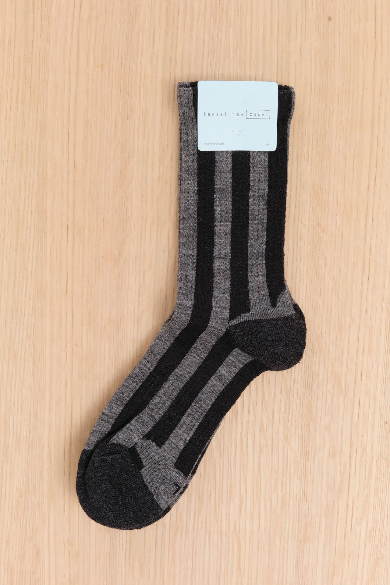 Hansel From Basel Accessories Socks and Tights Buren Athletic Wool Crew Socks Black / One Size