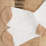 Hansel From Basel Accessories Socks and Tights Collegiate Stripe Crew Socks White / One Size