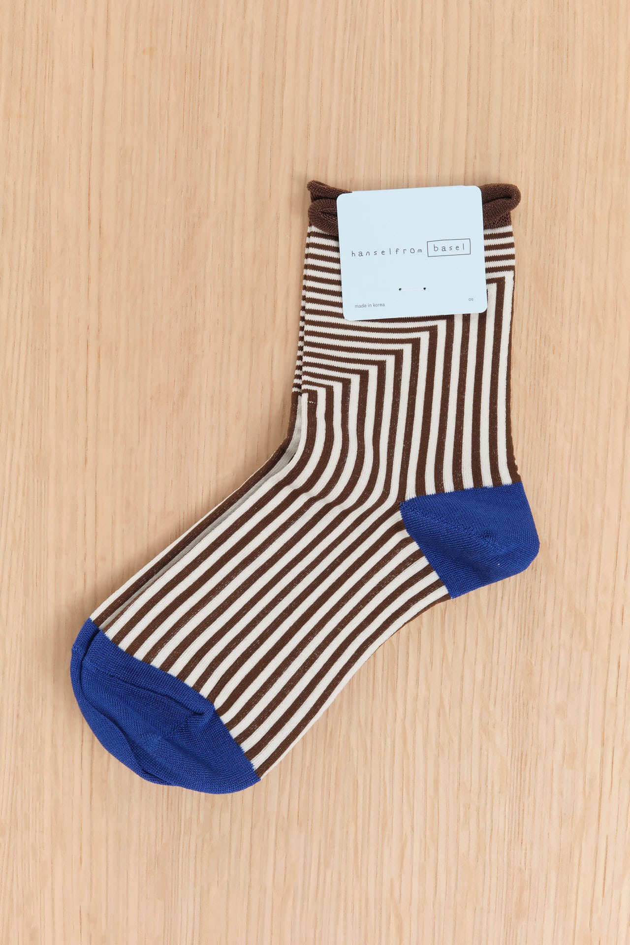 Hansel From Basel Accessories Socks and Tights Corbusier Crew Socks Brown / One Size