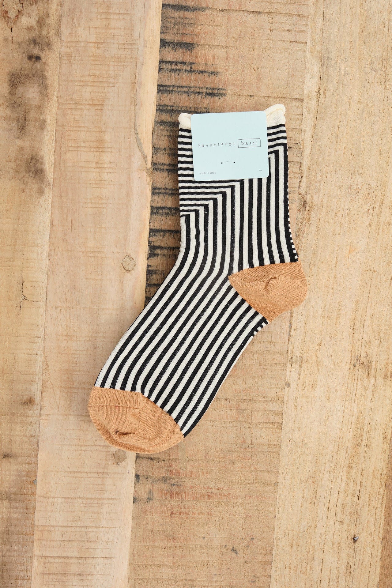 Hansel From Basel Accessories Socks and Tights Corbusier Crew Socks in Black Black / One Size