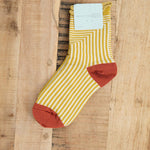 Hansel From Basel Accessories Socks and Tights Corbusier Crew Socks in Citron Citron / One Size