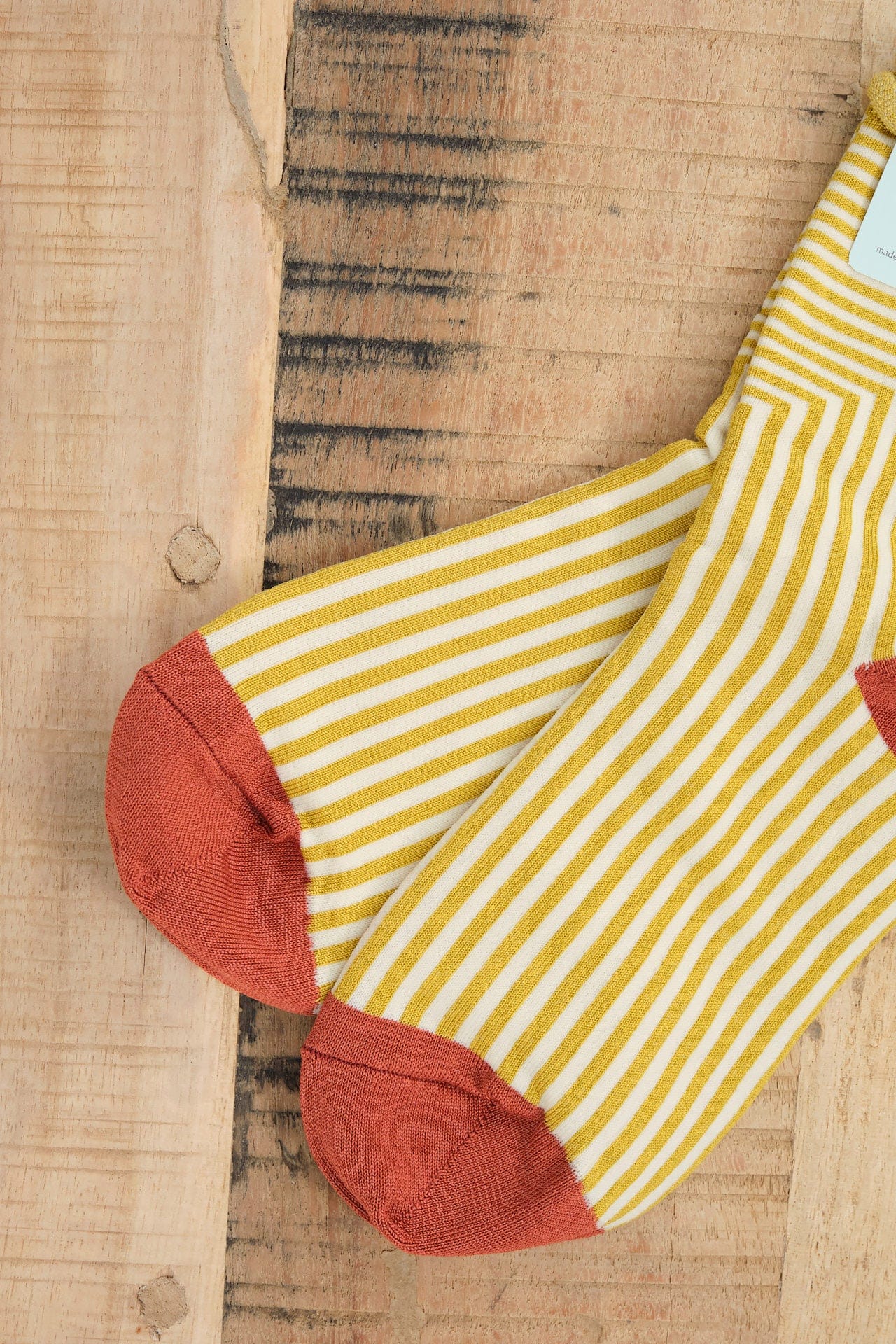 Hansel From Basel Accessories Socks and Tights Corbusier Crew Socks in Citron Citron / One Size