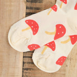 Hansel From Basel Accessories Socks and Tights Elfcup Crew Socks in Ivory Ivory / One Size
