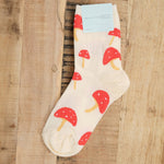 Hansel From Basel Accessories Socks and Tights Elfcup Crew Socks in Ivory Ivory / One Size
