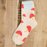 Hansel From Basel Accessories Socks and Tights Elfcup Crew Socks in Ivory Ivory / One Size