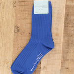 Hansel From Basel Accessories Socks and Tights Essential Rib Trouser Crew Socks Cobalt / One Size