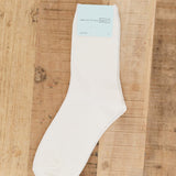 Hansel From Basel Accessories Socks and Tights Essential Rib Trouser Crew Socks White / One Size