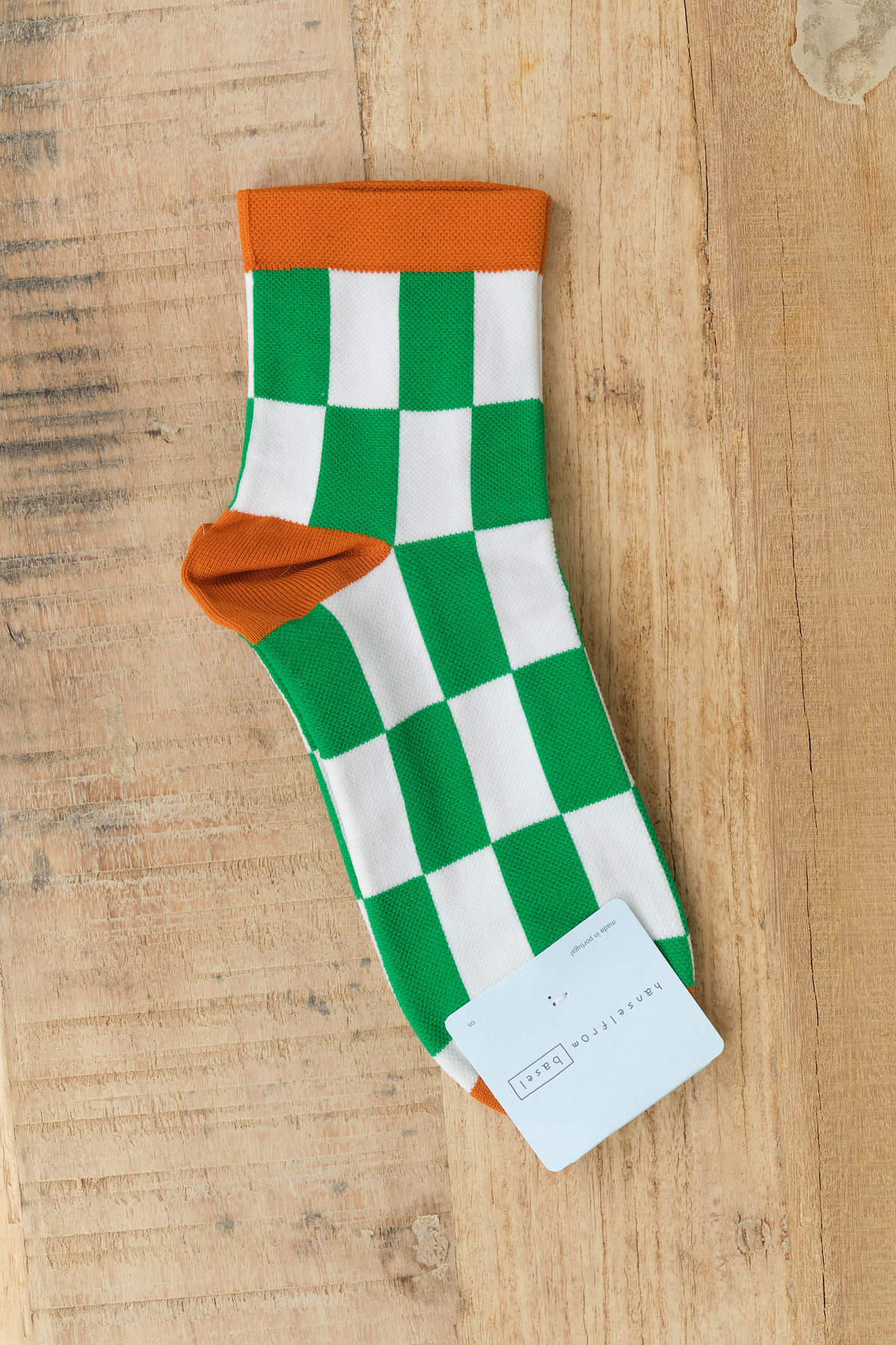 Hansel from Basel Futura Sporty Short Crew Sock in Emerald